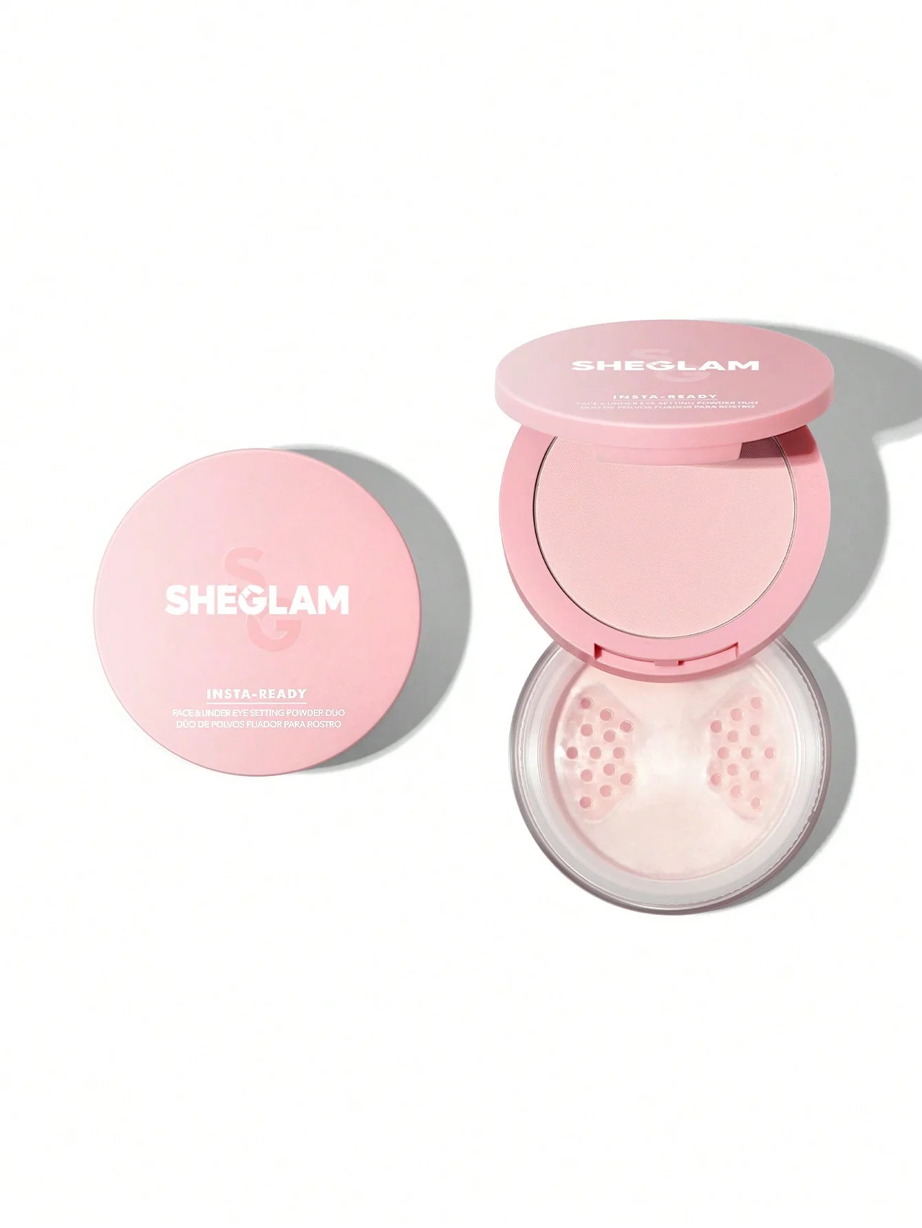 Sheglam INSTA-READY FACE &amp; UNDER EYE SETTING POWDER DUO-BUBBLEGUM