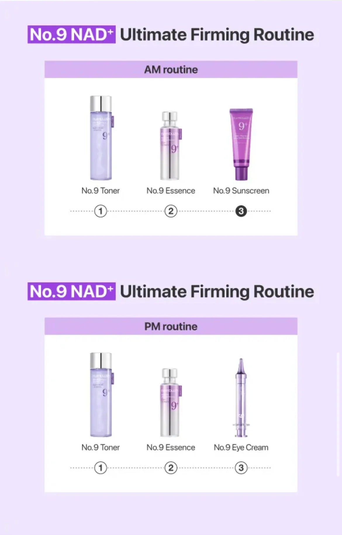 numbuzin - No.9 NAD Peptides Dewy Sun Essence