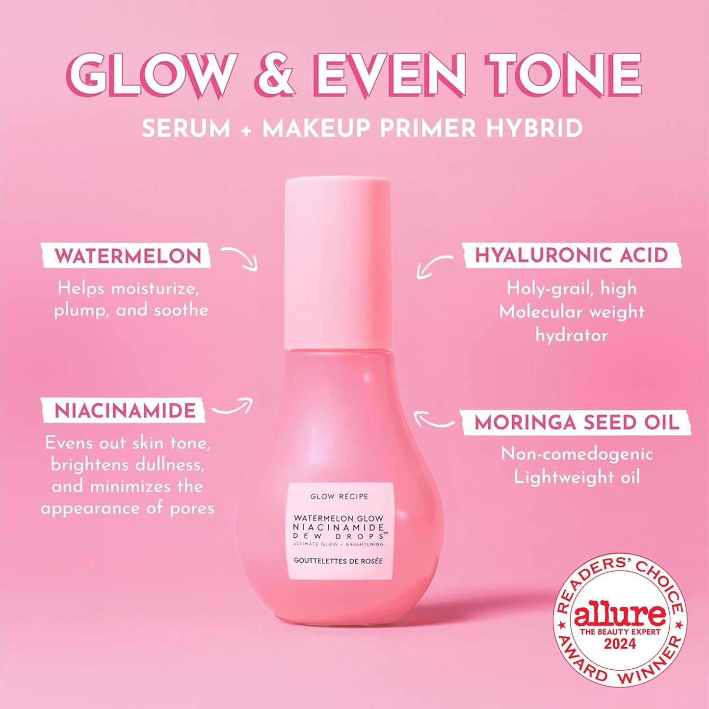 Glow Recipe Watermelon Glow Niacinamide Dew Drops