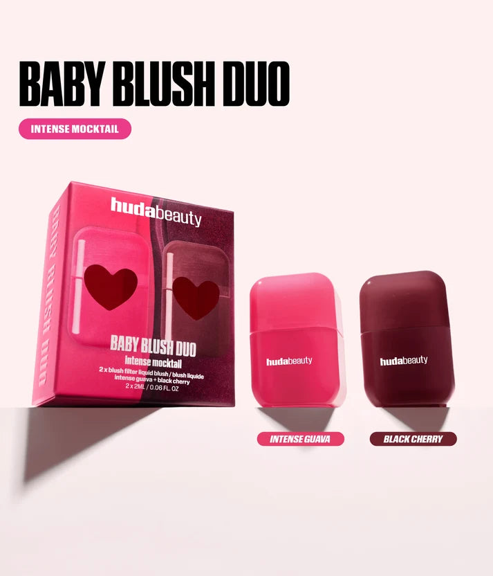 HUDA BEAUTY BABY BLUSH INTENSE MOCKTAIL DUO KIT