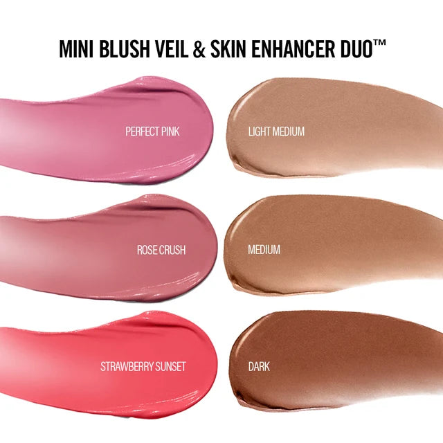 Makeup By Mario Mini Blush Veil & Skin Enhancer Duo™