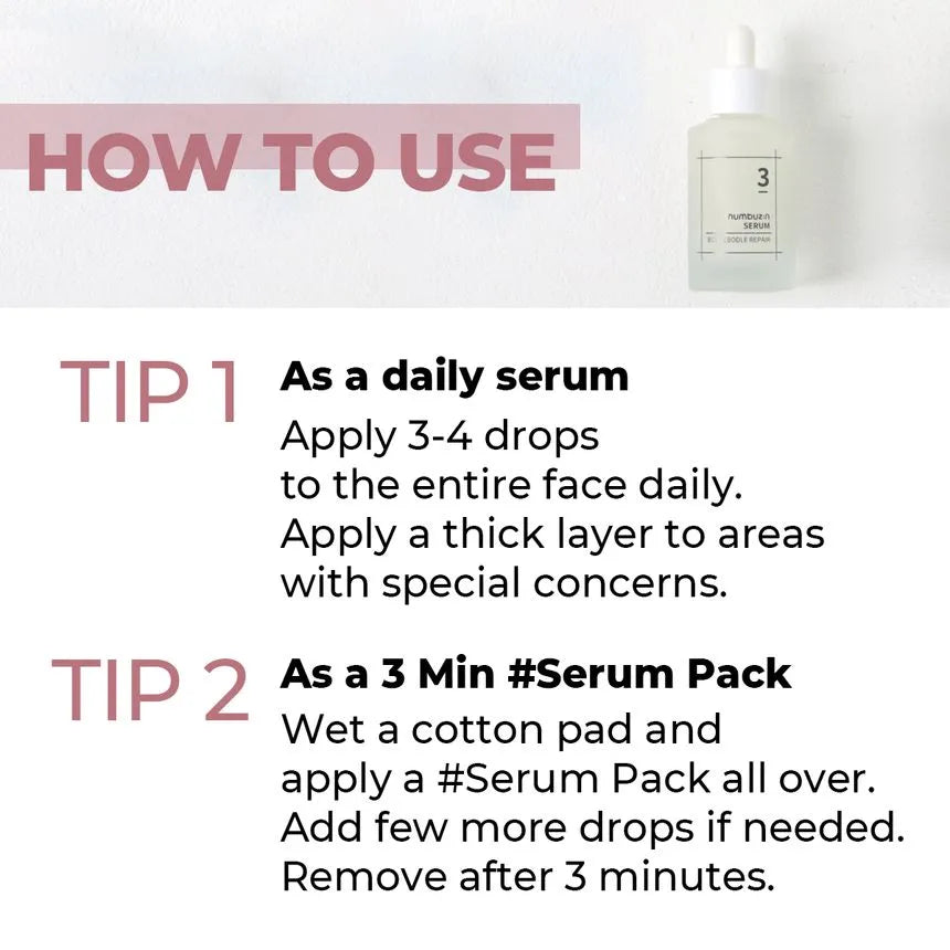 Numbuzin No. 3 Skin Softening Serum 50 ML