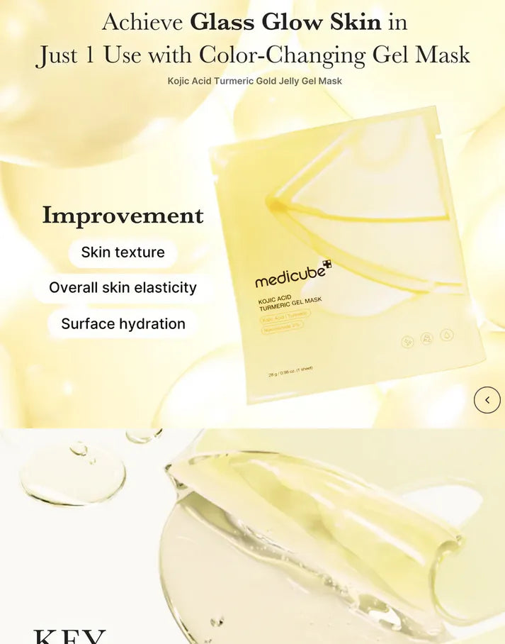 Medicube - Kojic Acid Turmeric Brightening Gel Mask