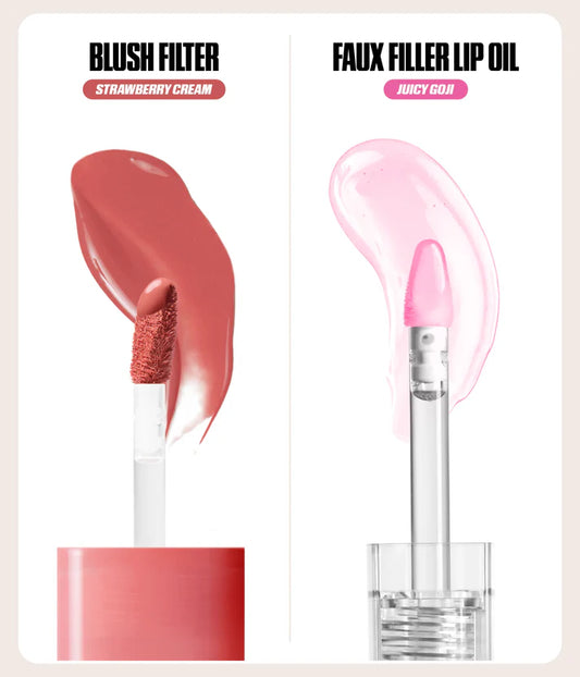 HUDA BEAUTY CHEEK & LIP DUO BERRIES AND CREAM
