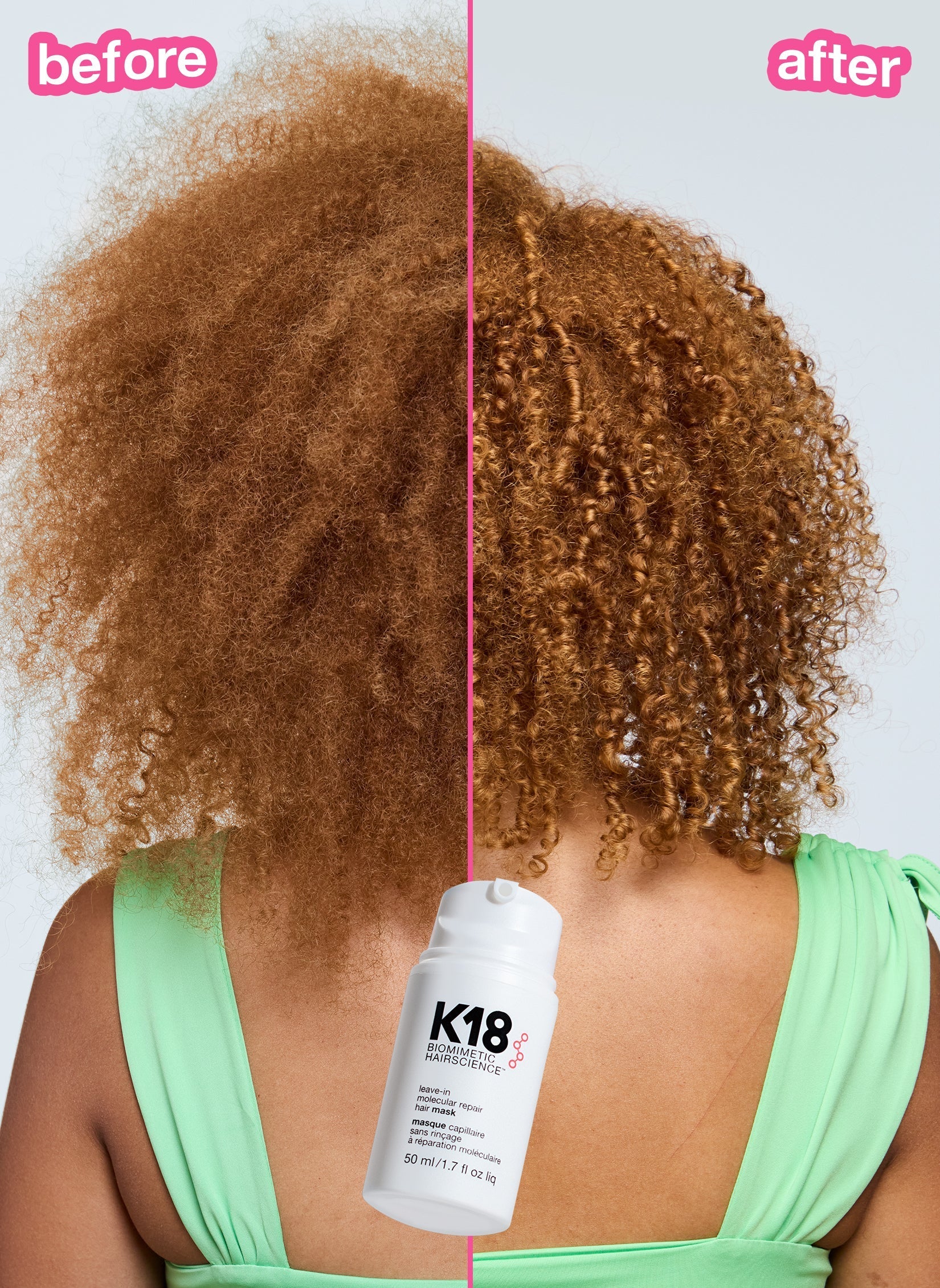 K18 salon blowout at home