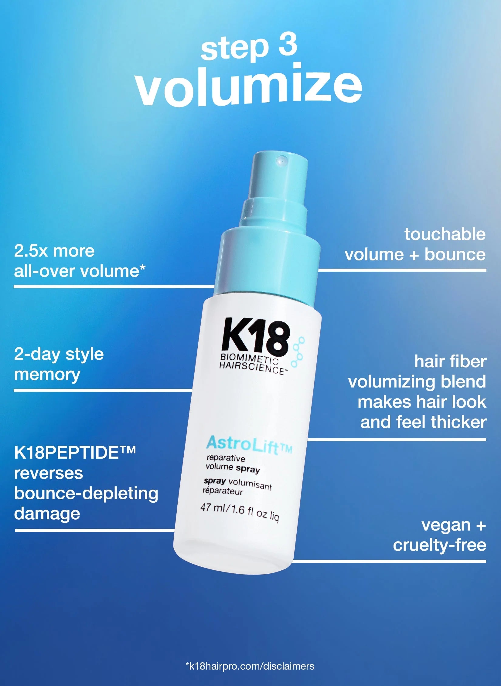 K18 salon blowout at home