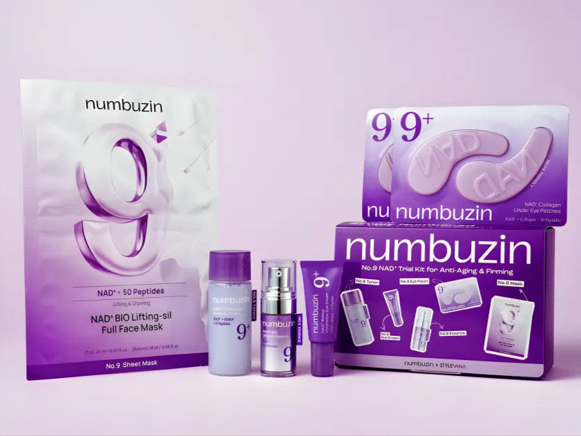 Numbuzin No.9 NAD+ Trial Kit for Anti-Aging & Firming – 5Pieces