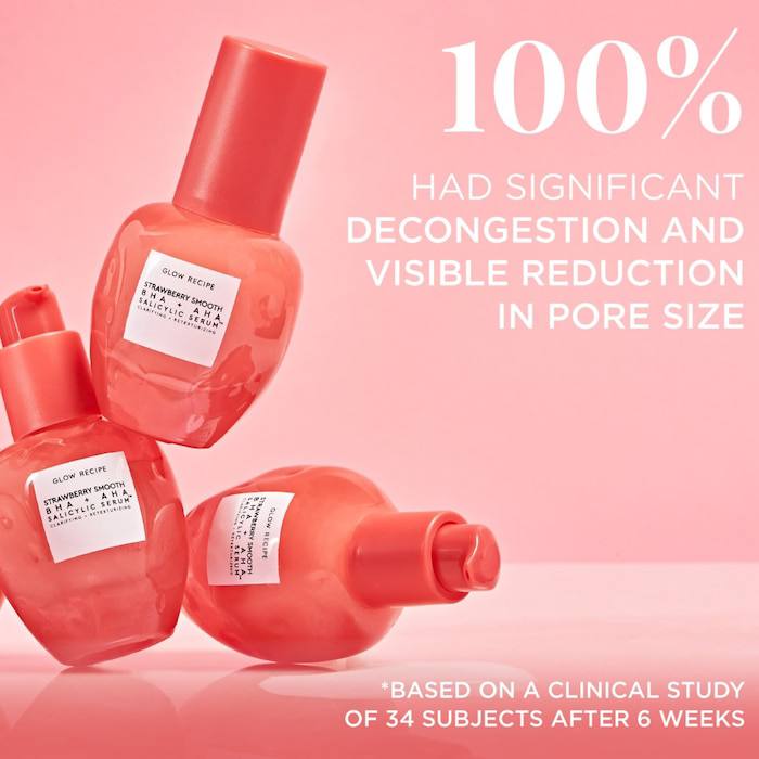 Glow Recipe Strawberry Smooth BHA + AHA Salicylic Acid Serum