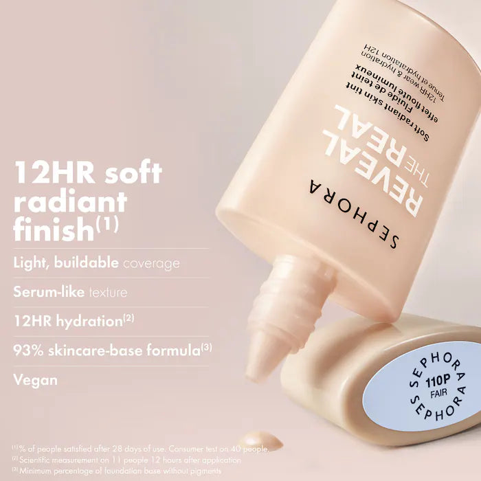 Sephora Reveal The Real 12HR Soft Radiant Skin Tint