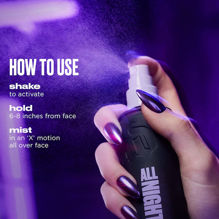 Urban Decay All Nighter Waterproof Natural Finish Setting Spray with 24HR Wear 15 ml