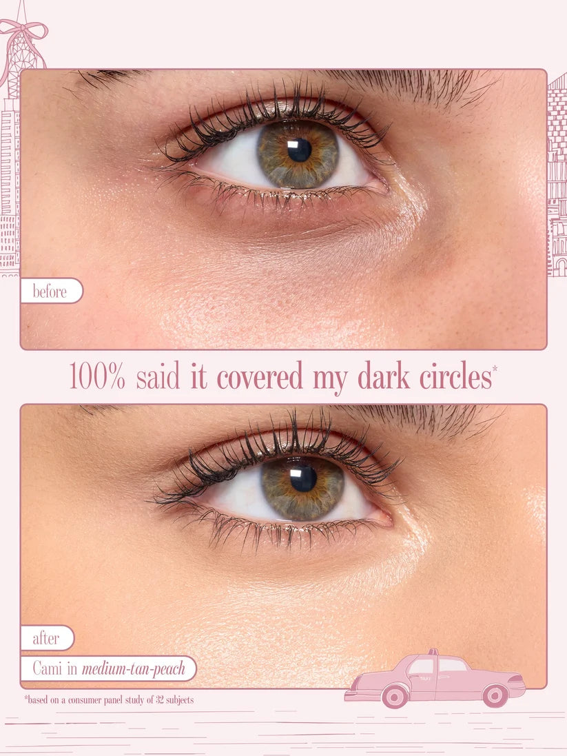 Tarte face card never declines CC undereye & brush