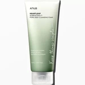 Anua HEARTLEAF QUERCETINOL PORE DEEP CLEANSING FOAM