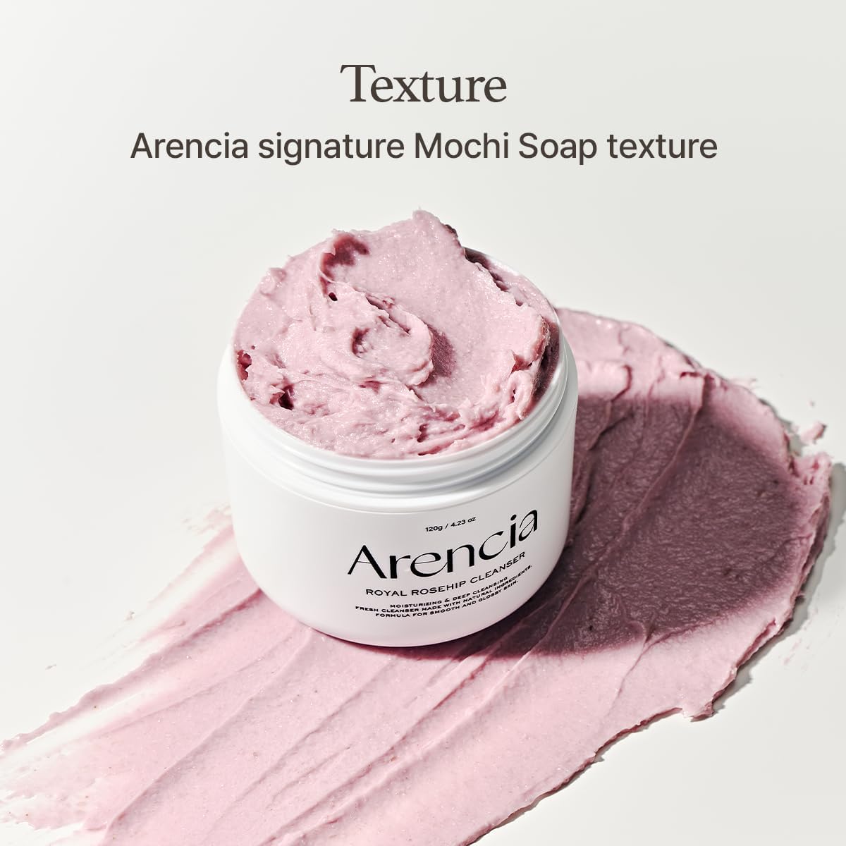 Arencia Fresh Rosehip Mochi Cleanser