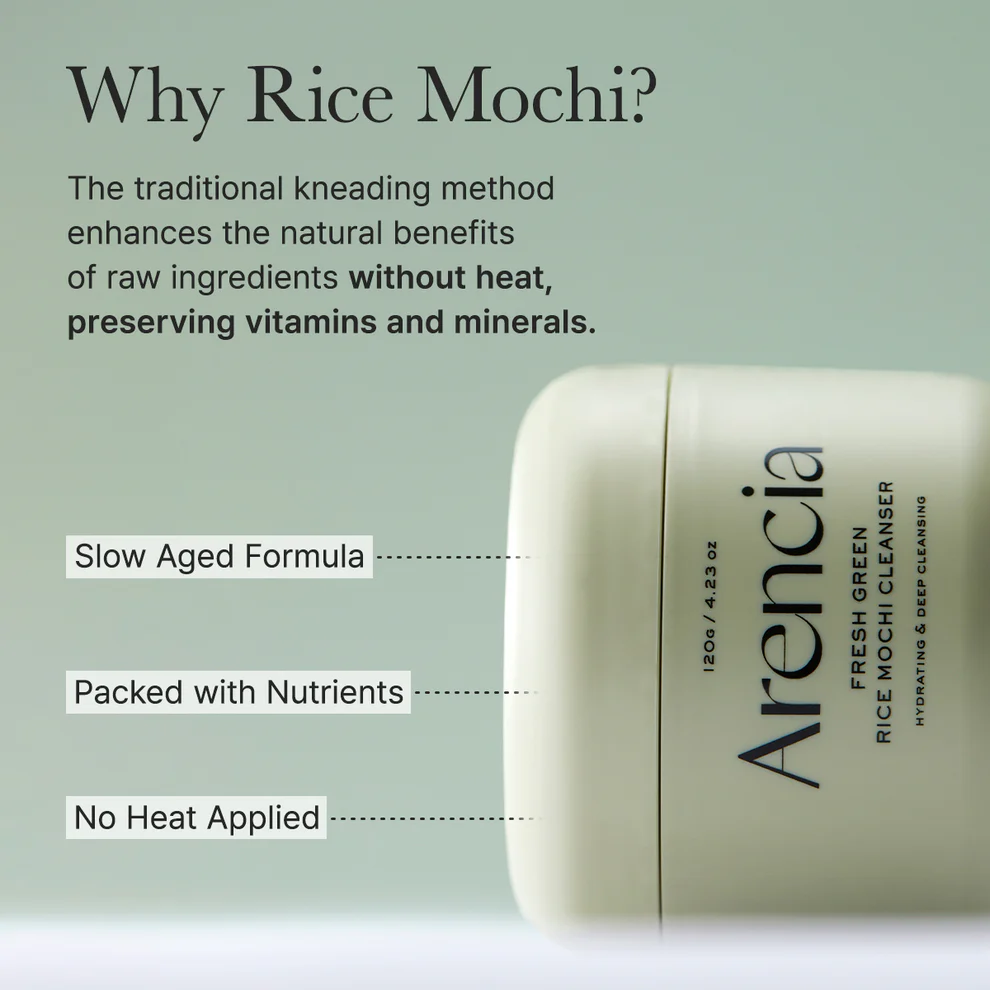 Arencia Fresh Green Rice Mochi Cleanser