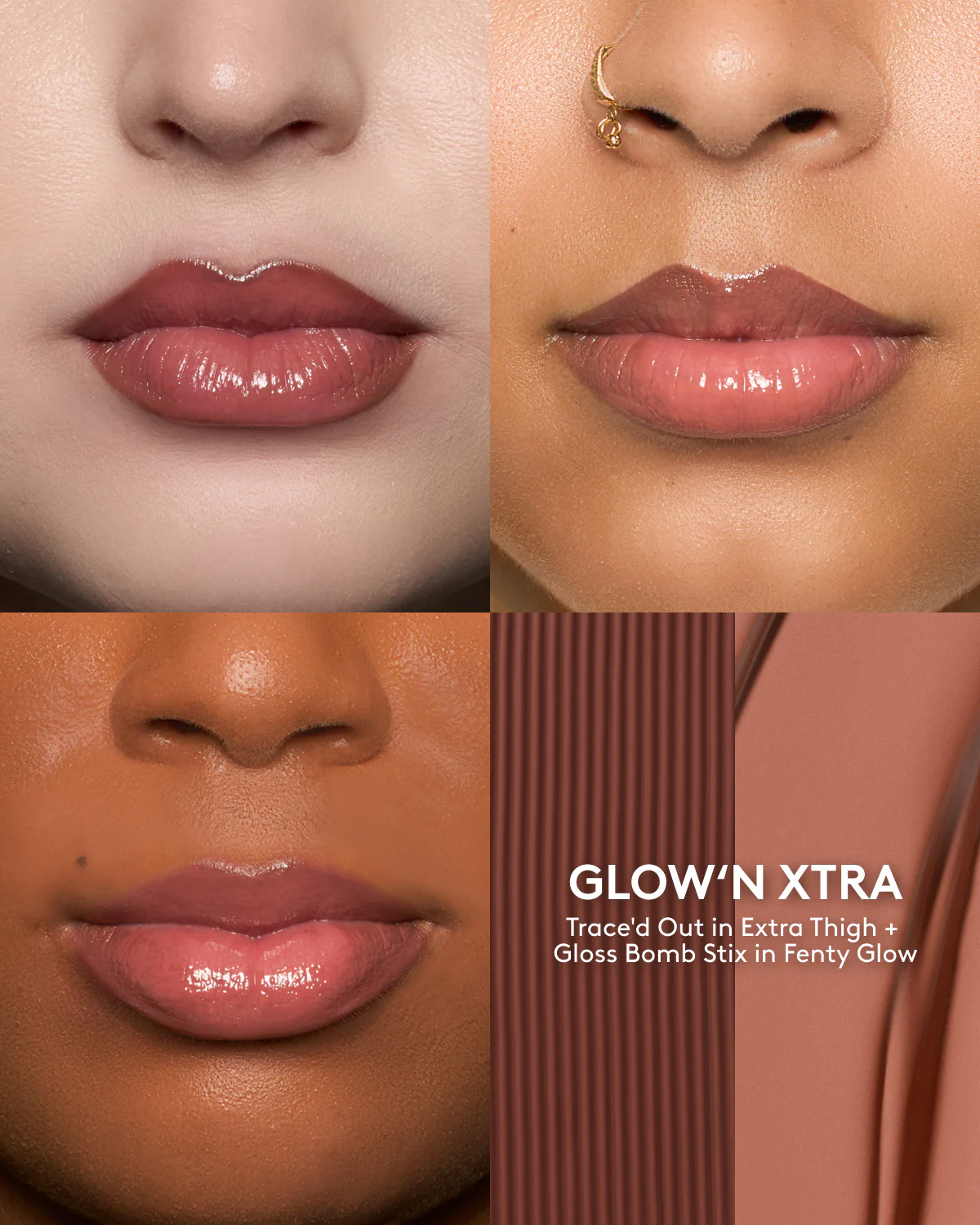 FENTY BEAUTY Glow'n Xtra 2-Piece Lip Set