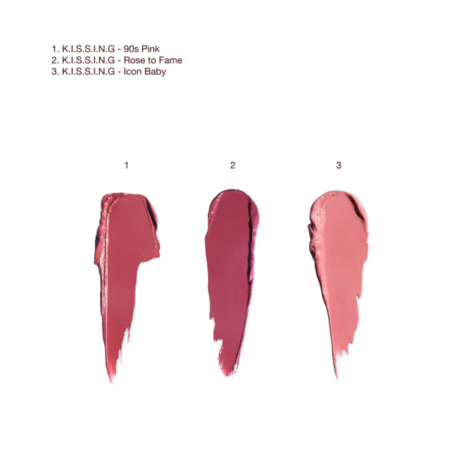 CHARLOTTE TILBURY HOLLYWOOD ICONIC MINI LIP TRIO TRAVEL SIZE LIP KIT