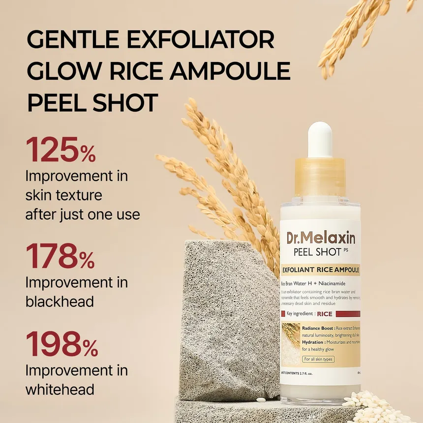 Dr Melaxin Peel Shot Glow White Rice Ampoule