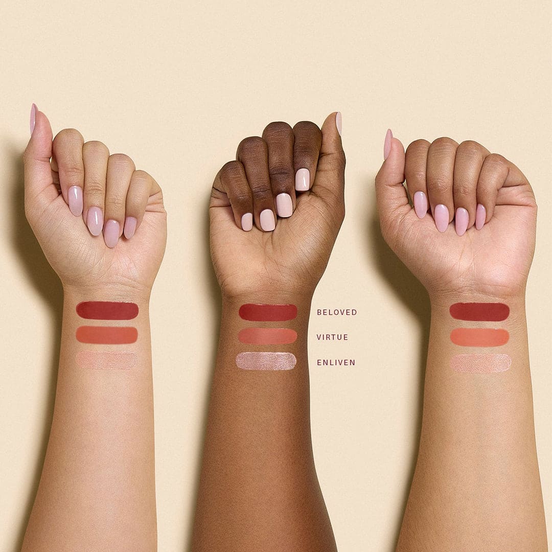 RARE BEAUTY MINI BLUSH & LUMINIZE TRIO